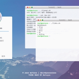 简洁漂亮自适应个人主页html源码
