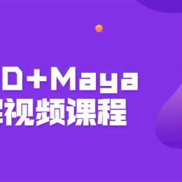 AE+C4D+Maya系统讲解视频课程